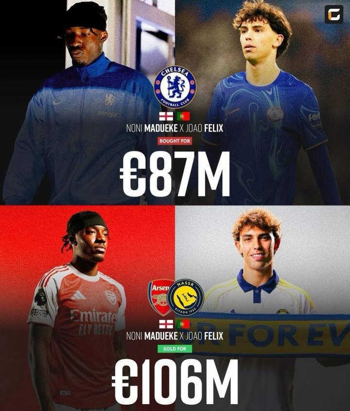 皇冠信用出租_顶级操作!切尔西8700万签马杜埃凯+菲利克斯皇冠信用出租,两人卖了1亿欧