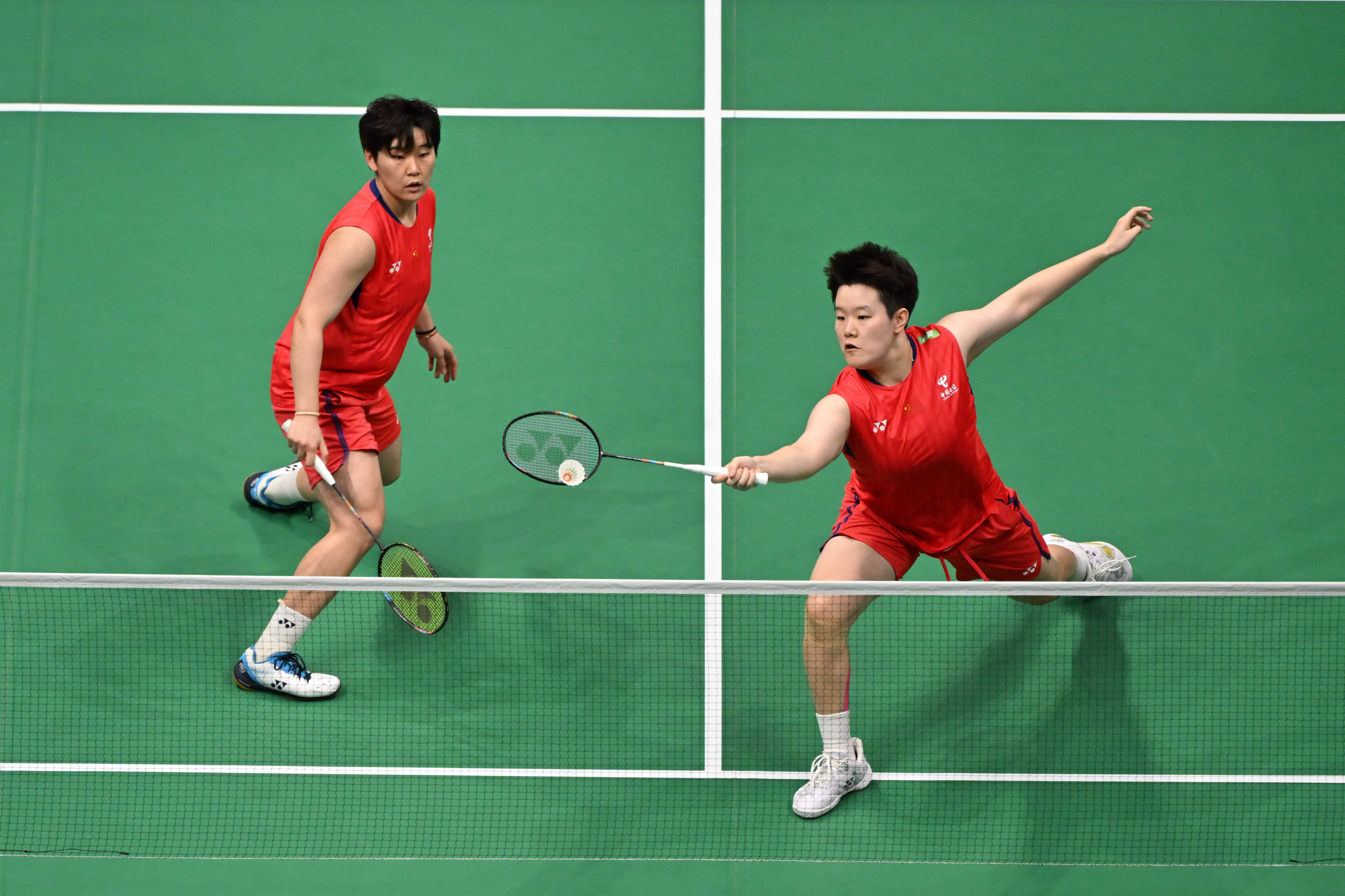 如何申请到皇冠信用网_#（体育）羽毛球——中国大师赛：刘圣书/谭宁晋级女双半决赛