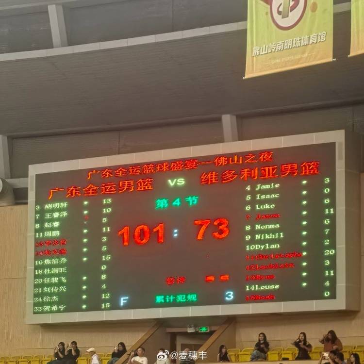 皇冠足球平台代理
_广东全运男篮热身赛大胜 胡明轩13分赵睿5分