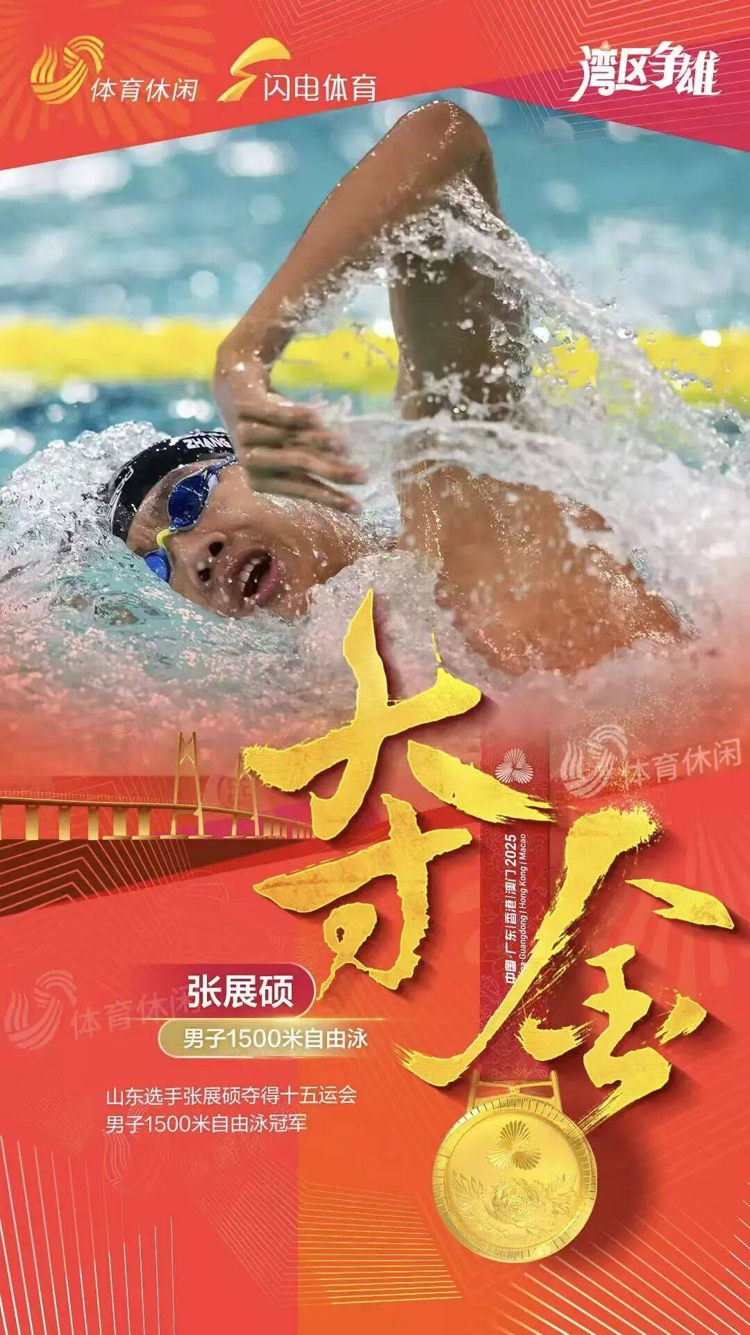 2026世界杯美加墨世界杯
_游泳第六金!张展硕1500米自由泳夺冠2026世界杯美加墨世界杯
,夺得个人第五金